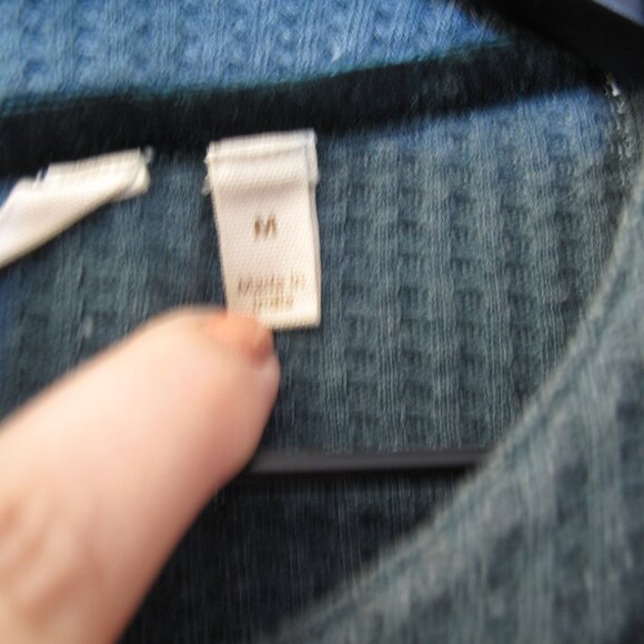 SOFT SURROUNDINGS Gabriel Top Boho Embroidered Thermal - Picture 6 of 11